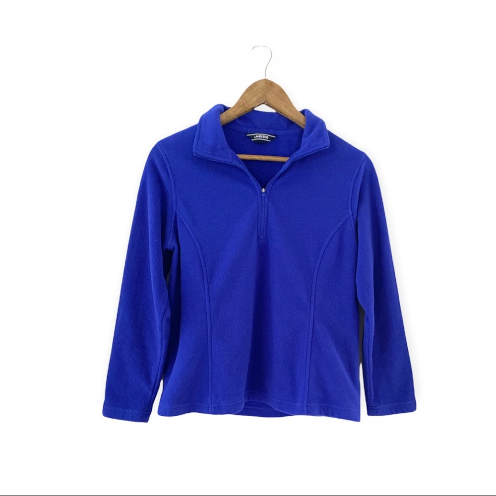 🌴 3/$25 Lands’ End Pullover Fleece Jacket